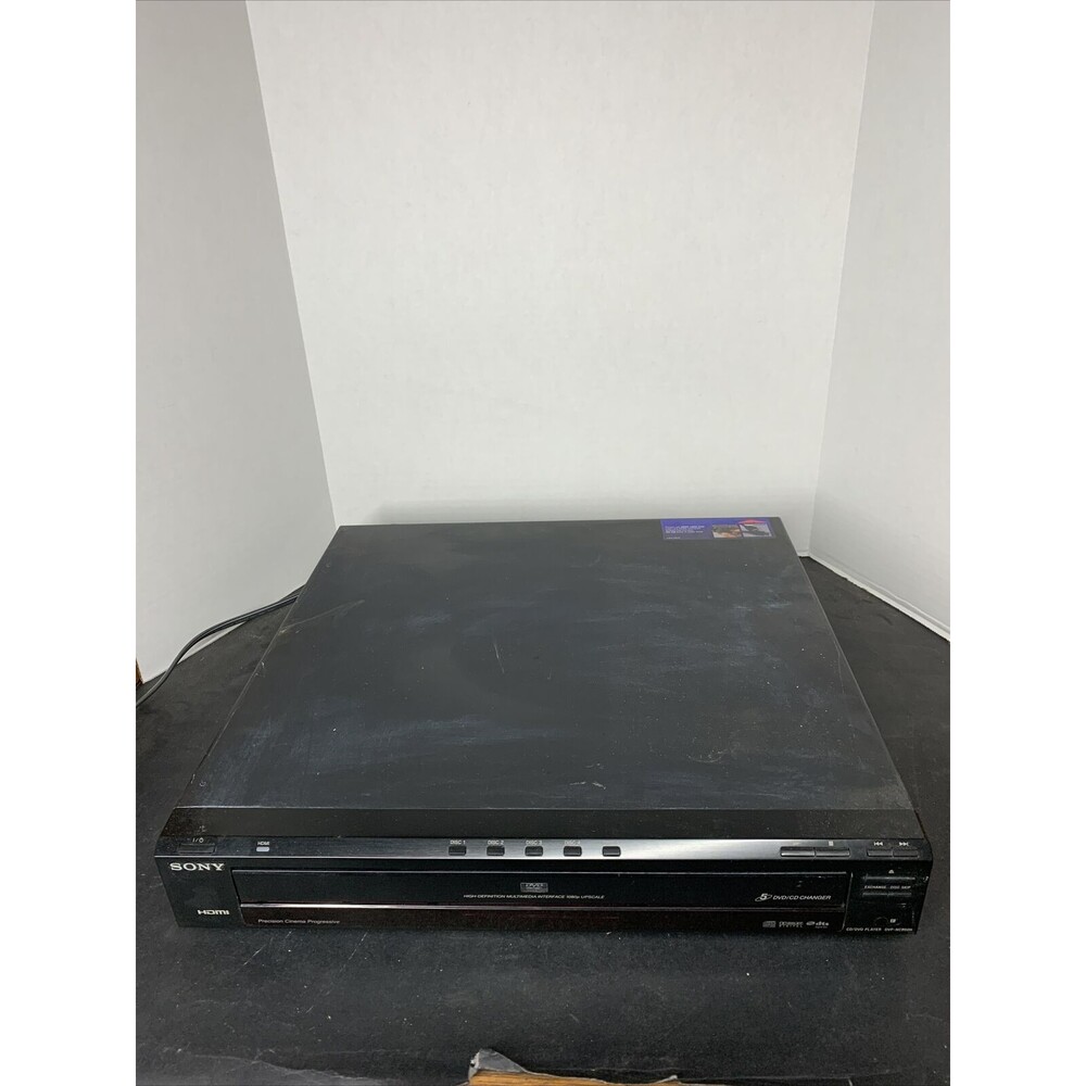 Sony DVD CD 5 Disc Changer Player DVP-NC800H Without Remote- Powers On